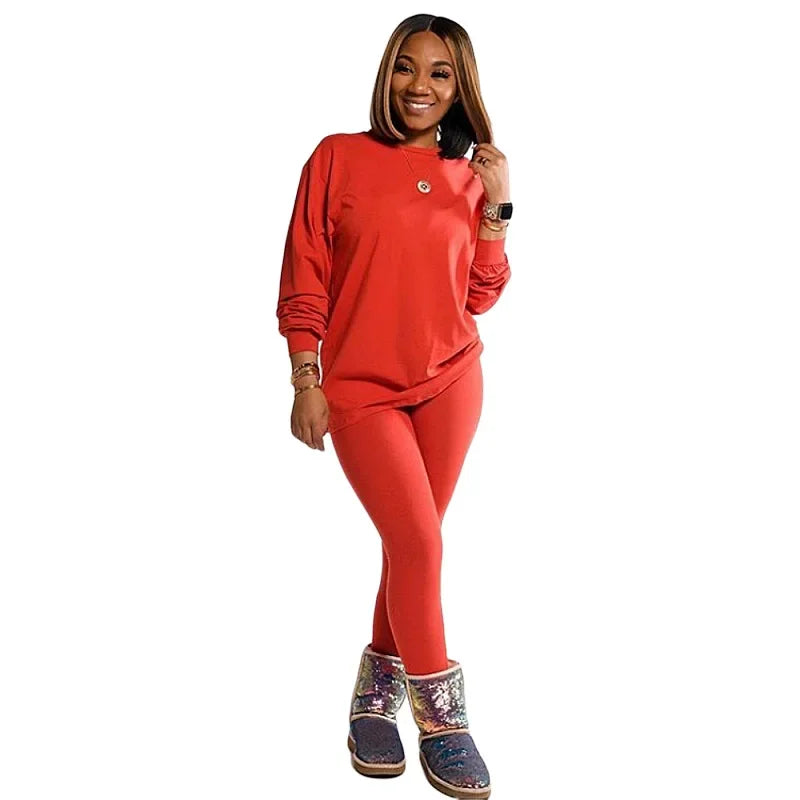 2 piece set stacked leggings clothes - Empire P.E