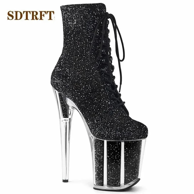 Pole Dancing Ankle boots 20cm Thin Heels - Empire P.E