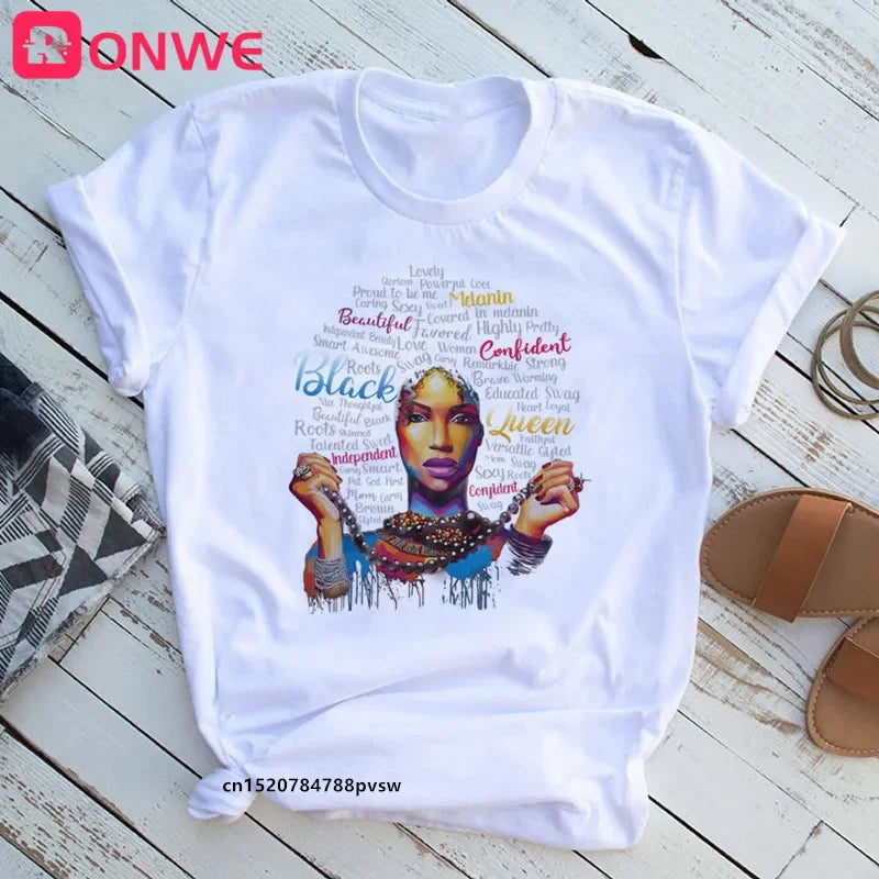 Beautiful African Lady Women T-shirt - Empire P.E