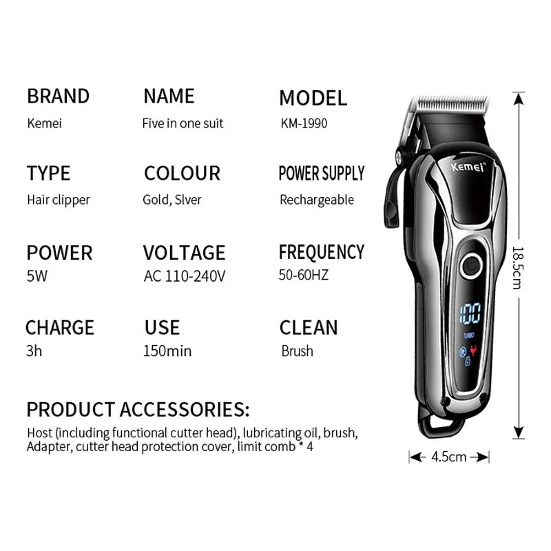 Barber shop hair clipper professional hair trimmer for men - Empire P.E