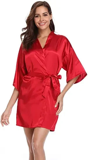 Women Silk Bridesmaid Robes - Empire P.E