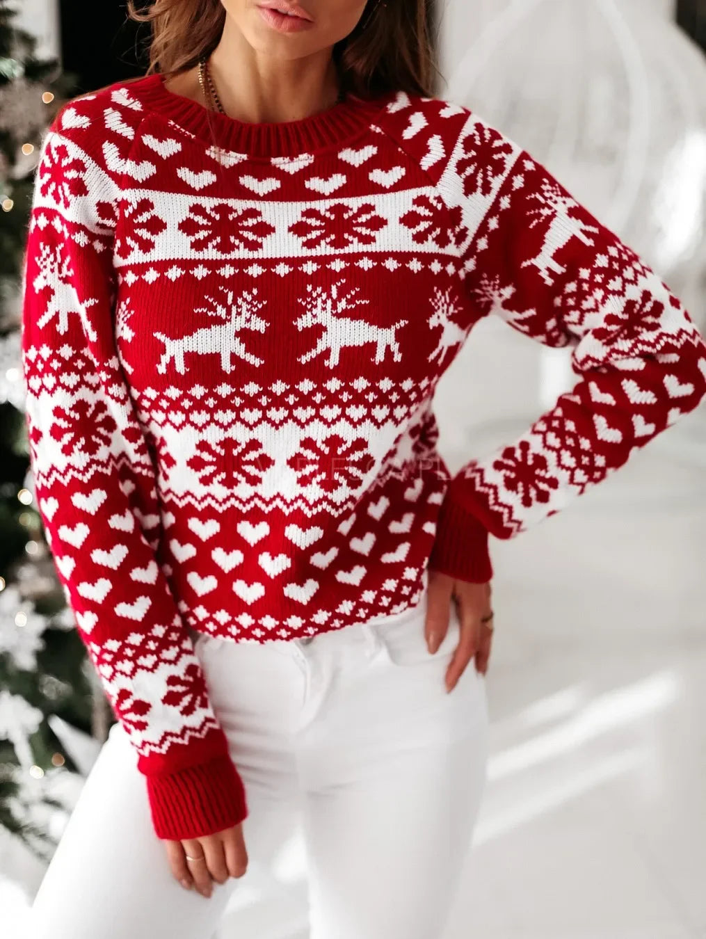 Christmas Women Sweaters Pullover - Empire P.E