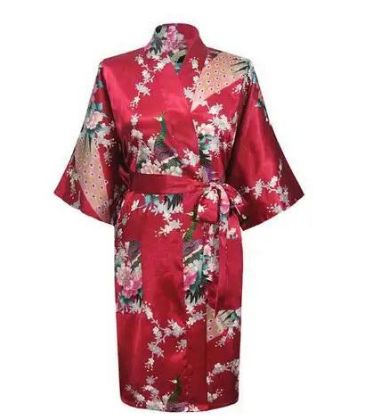 Satin Silk Bridesmaid Robe - Empire P.E