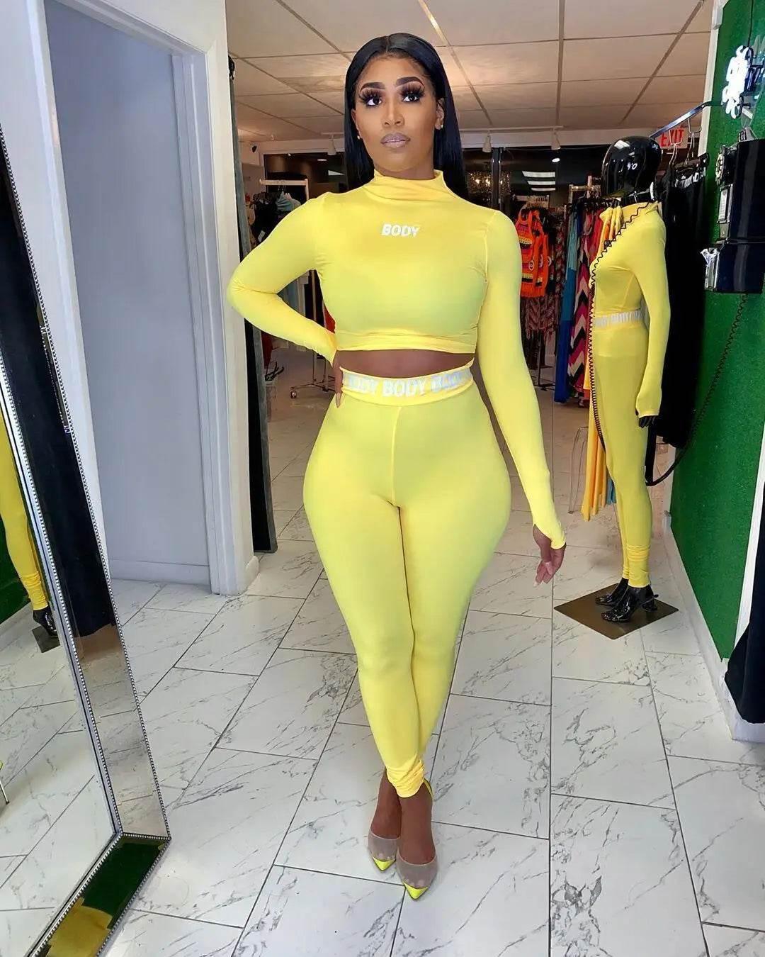 Solid Color Tight Long-sleeved Suit - Empire P.E