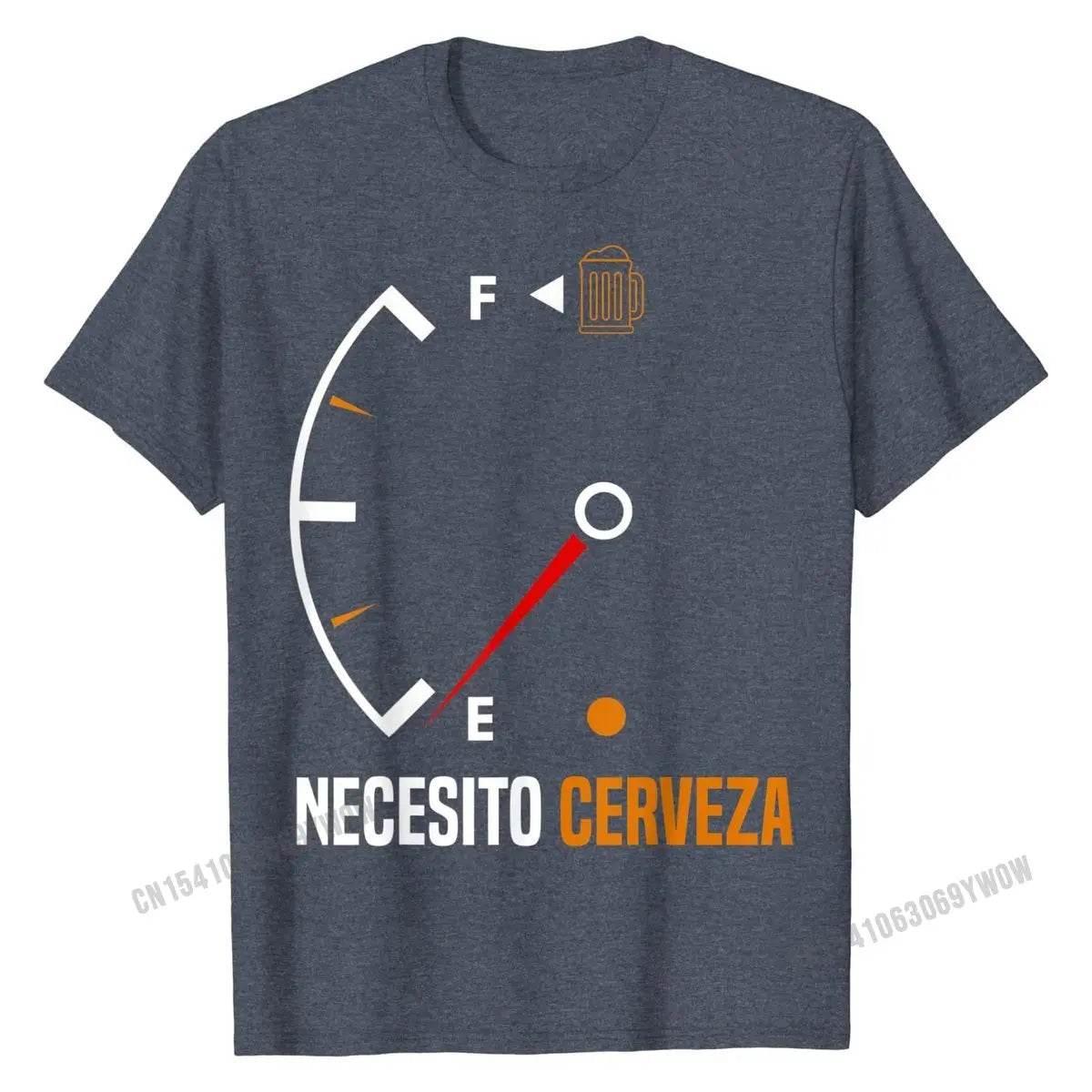 Mexican beer necesito cerveza T-Shirt Cotton Mens Tops - Empire P.E