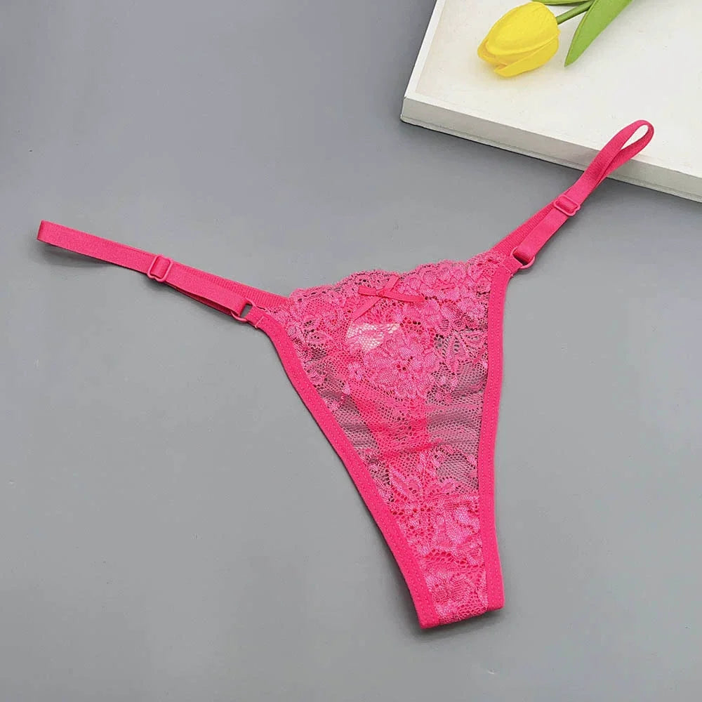 1/3 Pack Elastic Band Adjustable Belt Ladies Transparent Underwear - Empire P.E