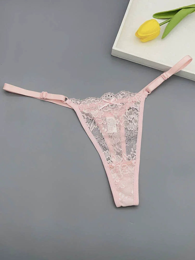 1/3 Pack Elastic Band Adjustable Belt Ladies Transparent Underwear - Empire P.E