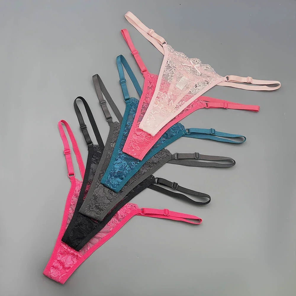 1/3 Pack Elastic Band Adjustable Belt Ladies Transparent Underwear - Empire P.E