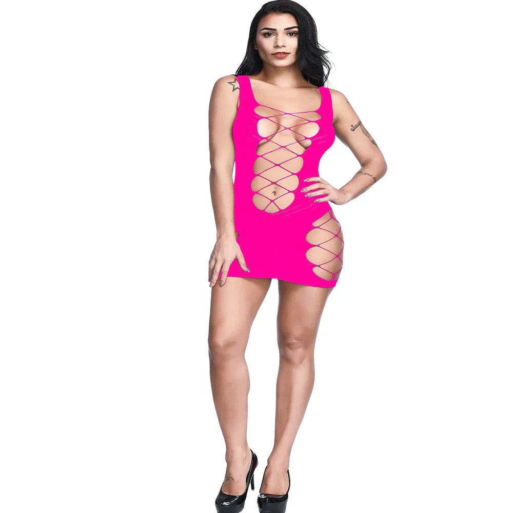 See-through Fishnet Clothes - Empire P.E