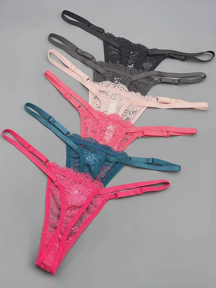 1/3 Pack Elastic Band Adjustable Belt Ladies Transparent Underwear - Empire P.E