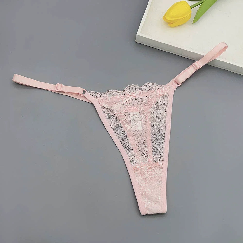 1/3 Pack Elastic Band Adjustable Belt Ladies Transparent Underwear - Empire P.E