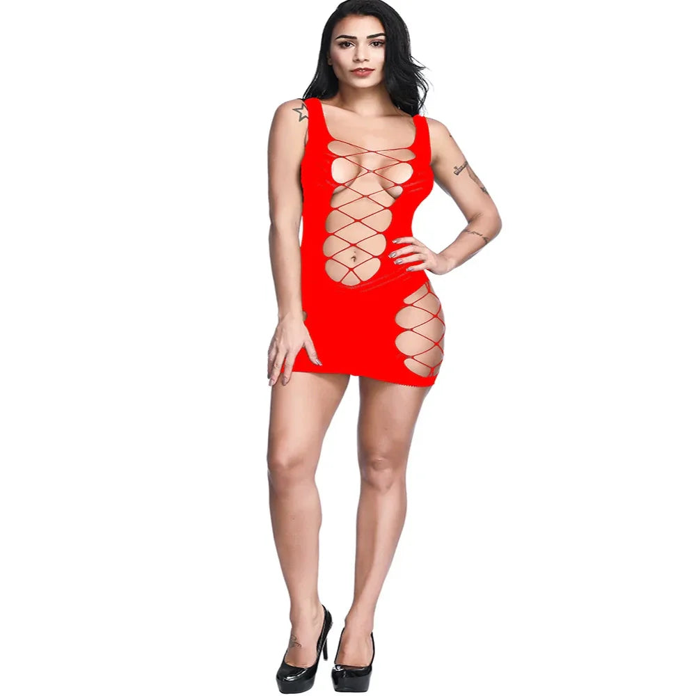 See-through Fishnet Clothes - Empire P.E