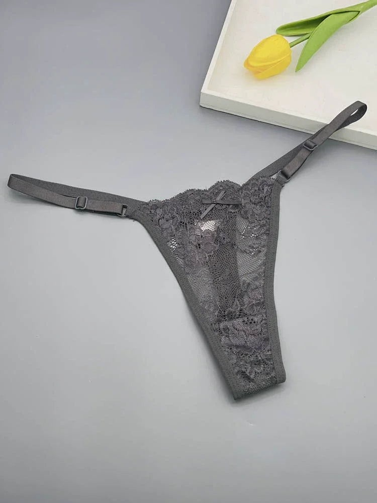 1/3 Pack Elastic Band Adjustable Belt Ladies Transparent Underwear - Empire P.E