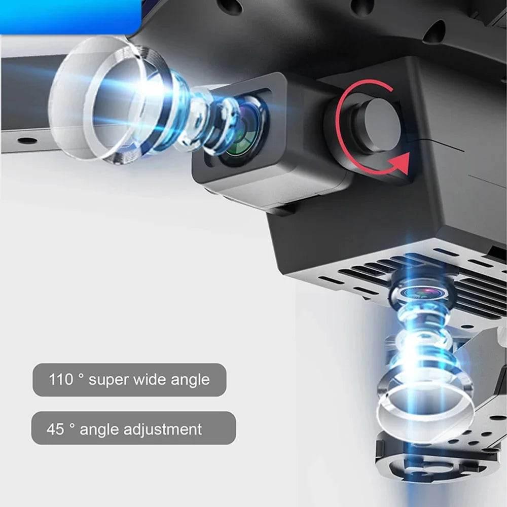 E99 Quadcopter Folding Drone Remote Control Handle Four Axis Aircraft HD Photography UAV Altitude Fixation - Empire P.E