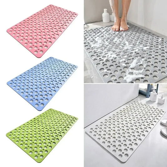 Mould Rubber Anti Slip Bath Mat with Drain Holes - Empire P.E