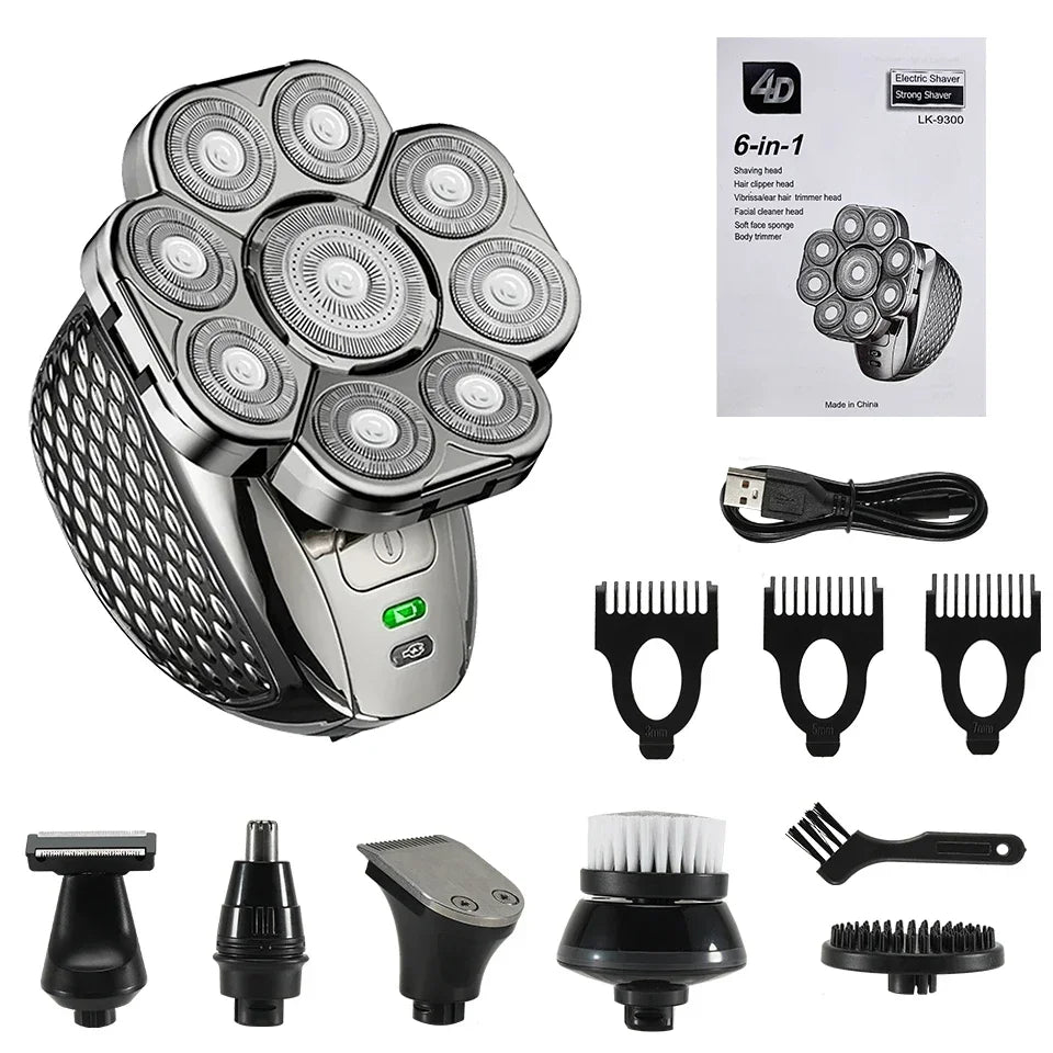 6 in1 Grooming Kits Electric Shaver - Empire P.E