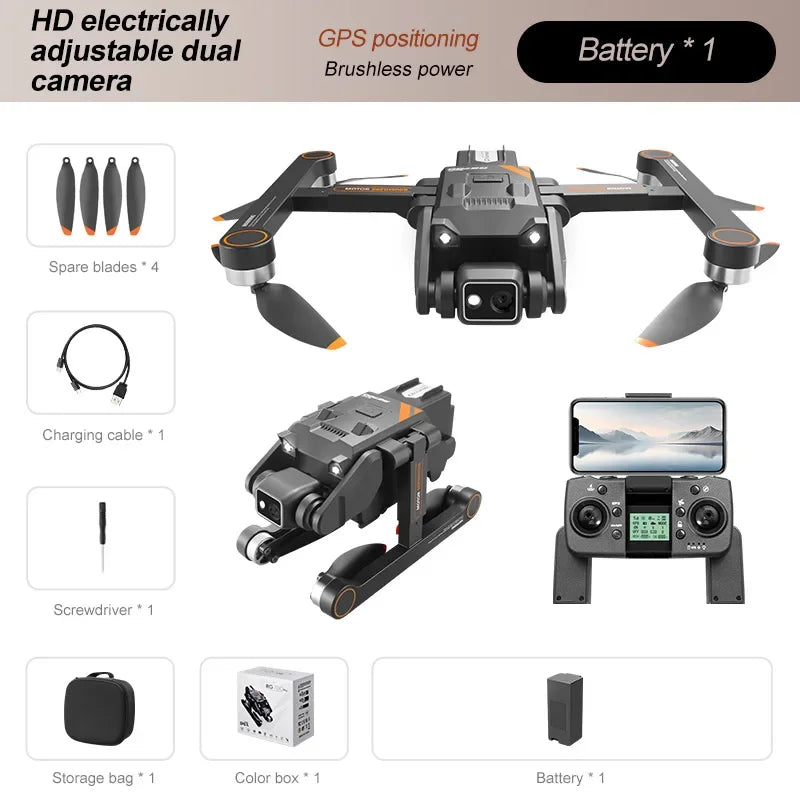 2025 RG700 PRO RC Drone Obstacle Avoidance Aerial photography 4K Dual Camera - Empire P.E
