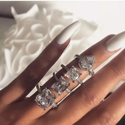 925 Sterling silver Moissanite - Empire P.E