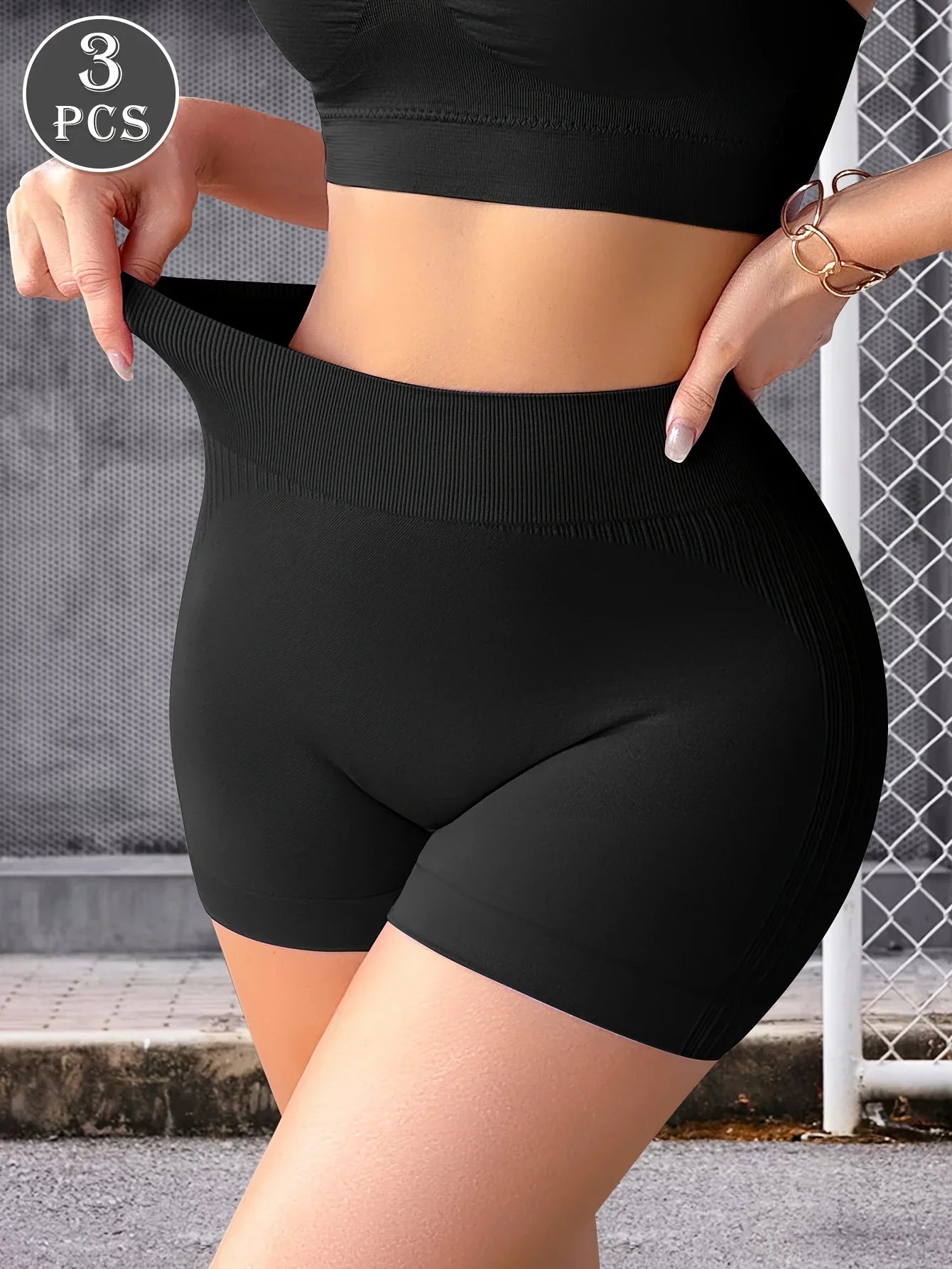 Colorful Three-Color Set Seamless Yoga Pants - Empire P.E