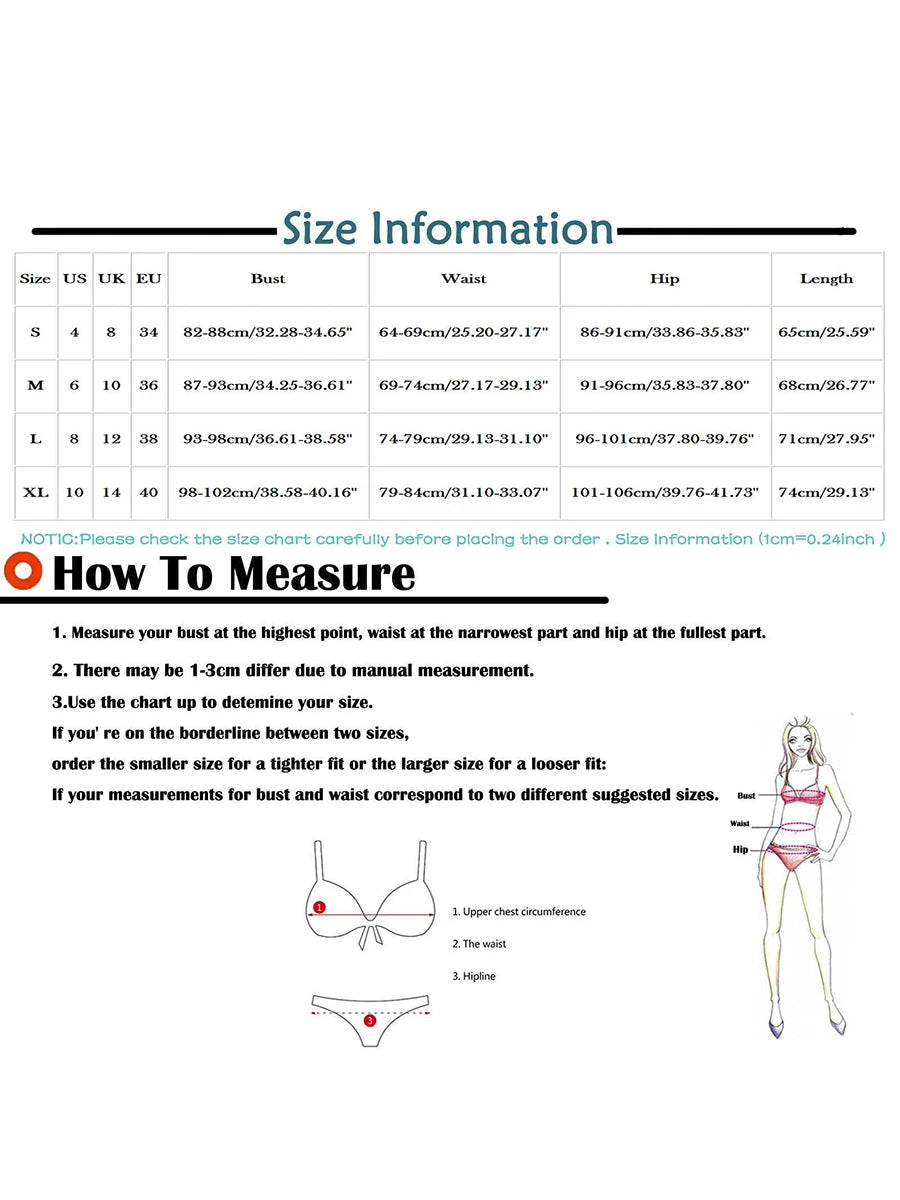 3 Pieces Padded Bikini 2026 Women & Drawstring Skirt Solid Swimsuit