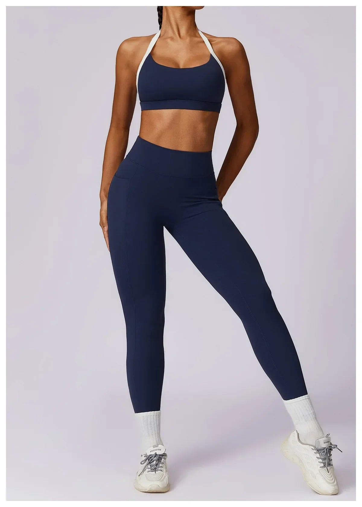 Yoga Set 2PCS Women Sportswear Push Up Workout Clothes - Empire P.E
