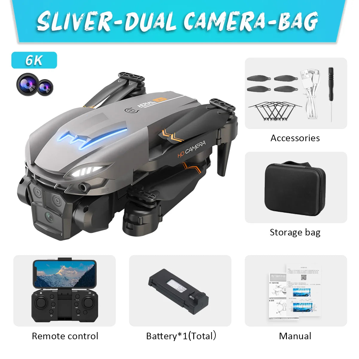 New MAX 4K Drone With Camera 360° - Empire P.E