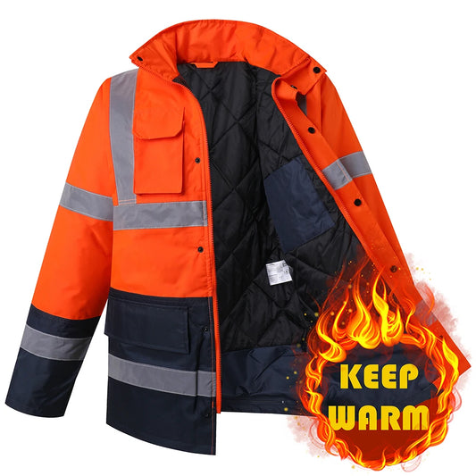 Reflective Safety Winter Jacket