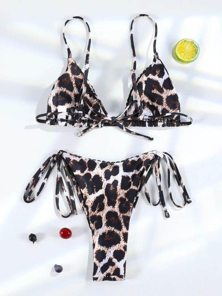 2025 Bikinis Leopard Swimsuit - Empire P.E