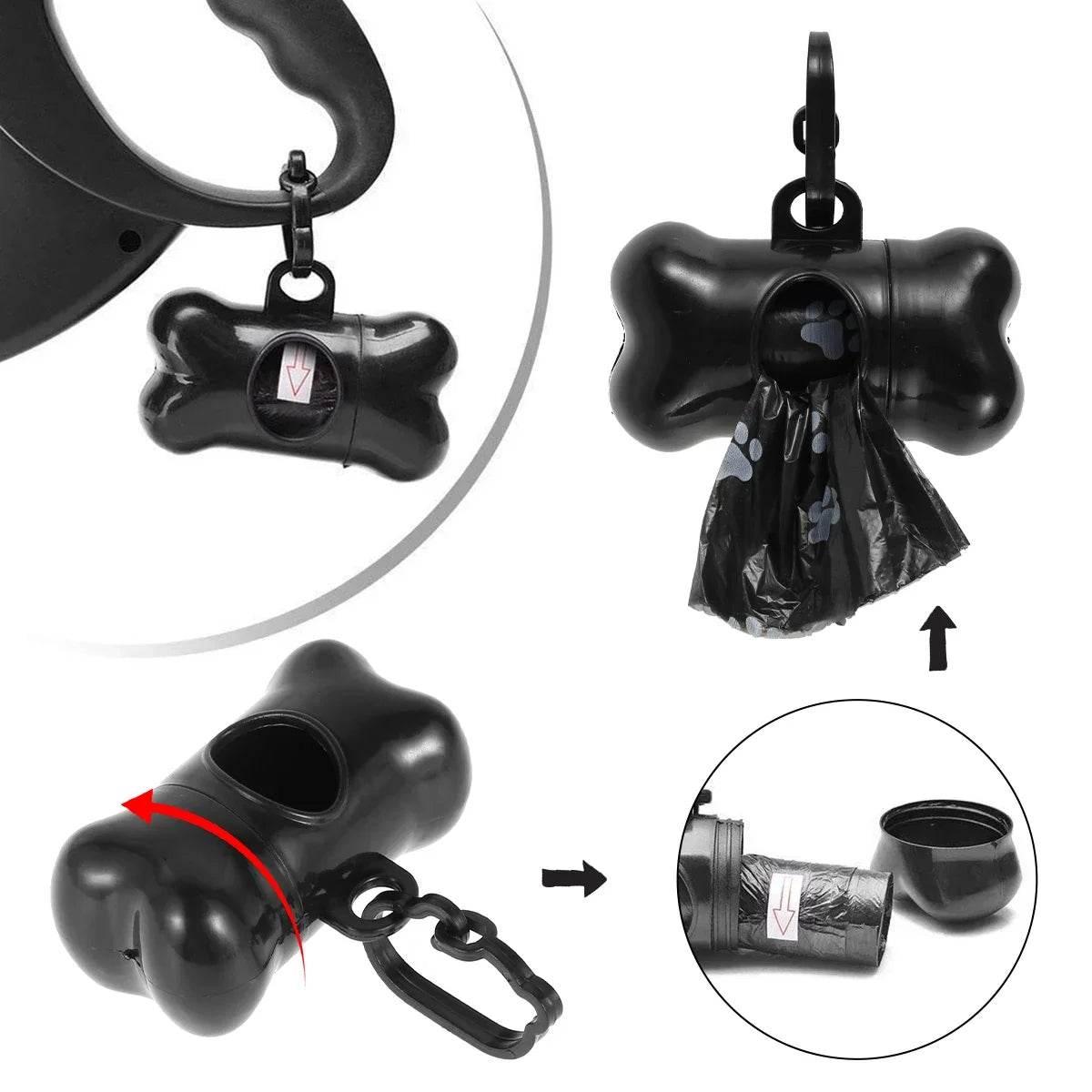 10/30/50Roll Dog Poop Bags Disposable Pet Waste Bags Dog Waste Bags Design Pet Poop Clean Pick Up Bone Bag Dispenser Tools - Empire P.E