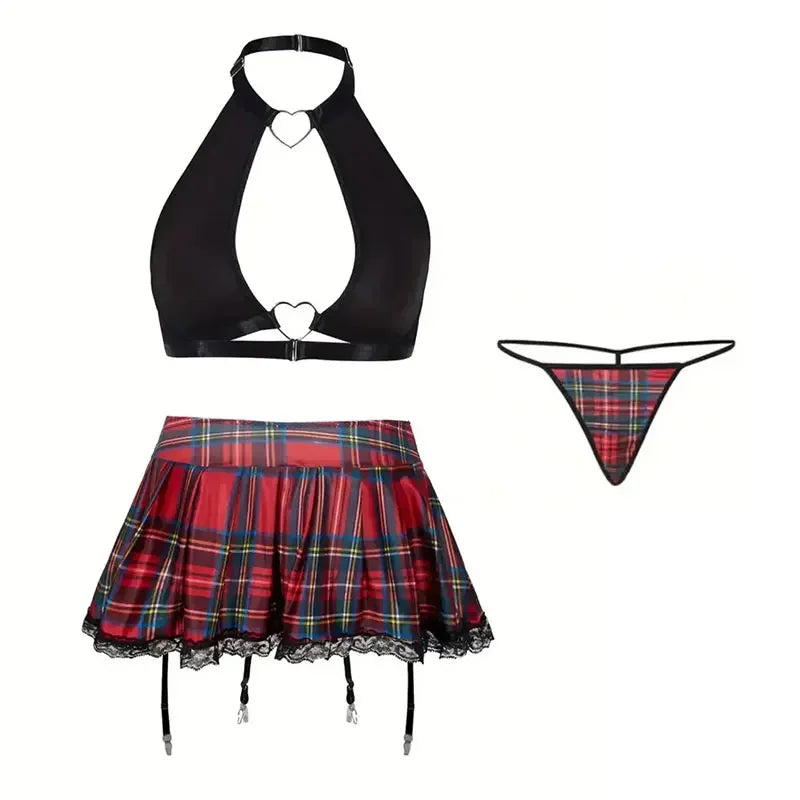 Erotic Sexy Student Uniform Bra And Panty Set - Empire P.E