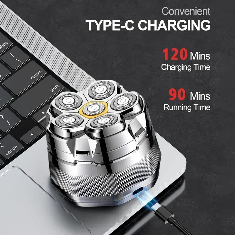 Tinsol Titanium Electric Head Shaver - Empire P.E
