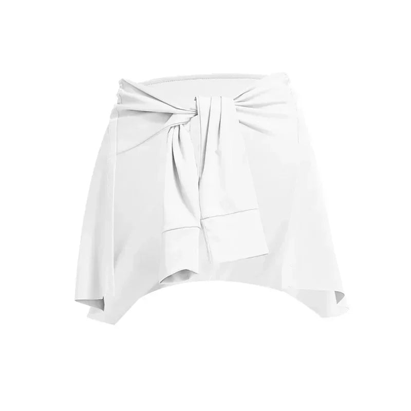 Gym Skirt Wrap Covering Buttocks Workout Fitness Wear Dance Ballet Skirts for Women Sport Yoga Dress Short Thigh Cover Skirt - Empire P.E