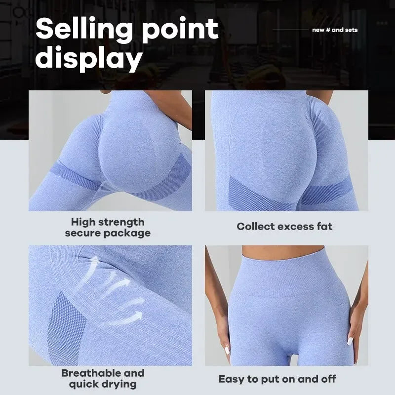 Yoga Basic 2pcs Seamless High Stretch Leggings