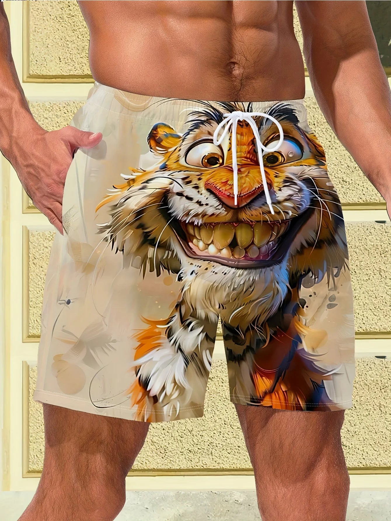 3D Printed Men's Beach Shorts