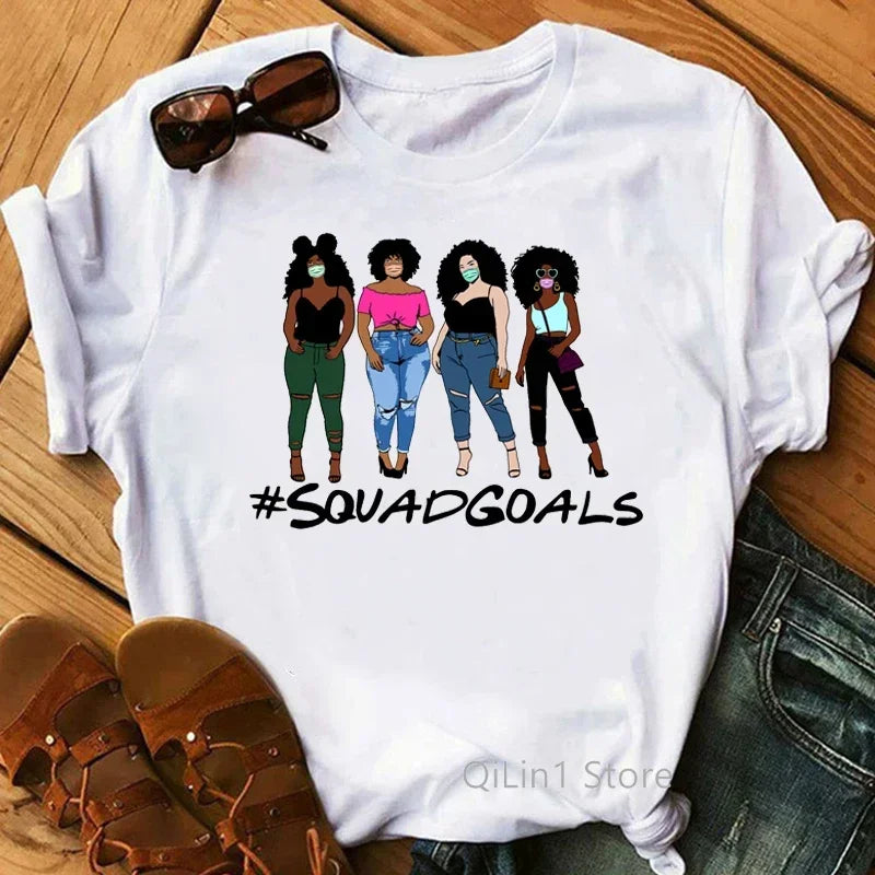 Black Girl Is Beautiful Magic T Shirt - Empire P.E