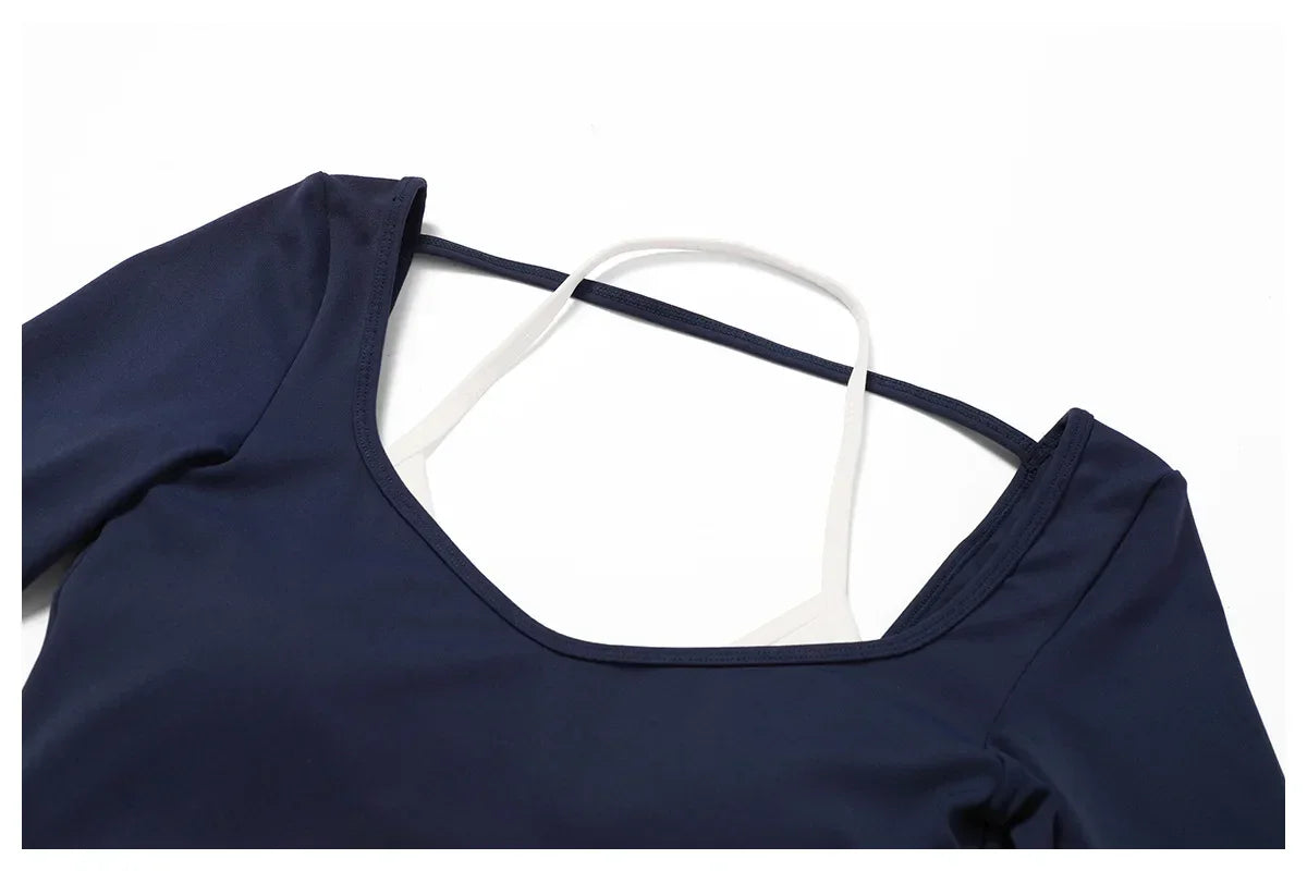 Yoga Set 2PCS Women Sportswear Push Up Workout Clothes - Empire P.E