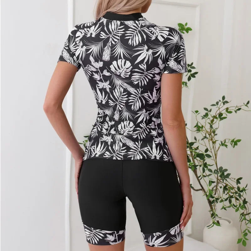 New Print Separate Swimsuits Tankini Set - Empire P.E