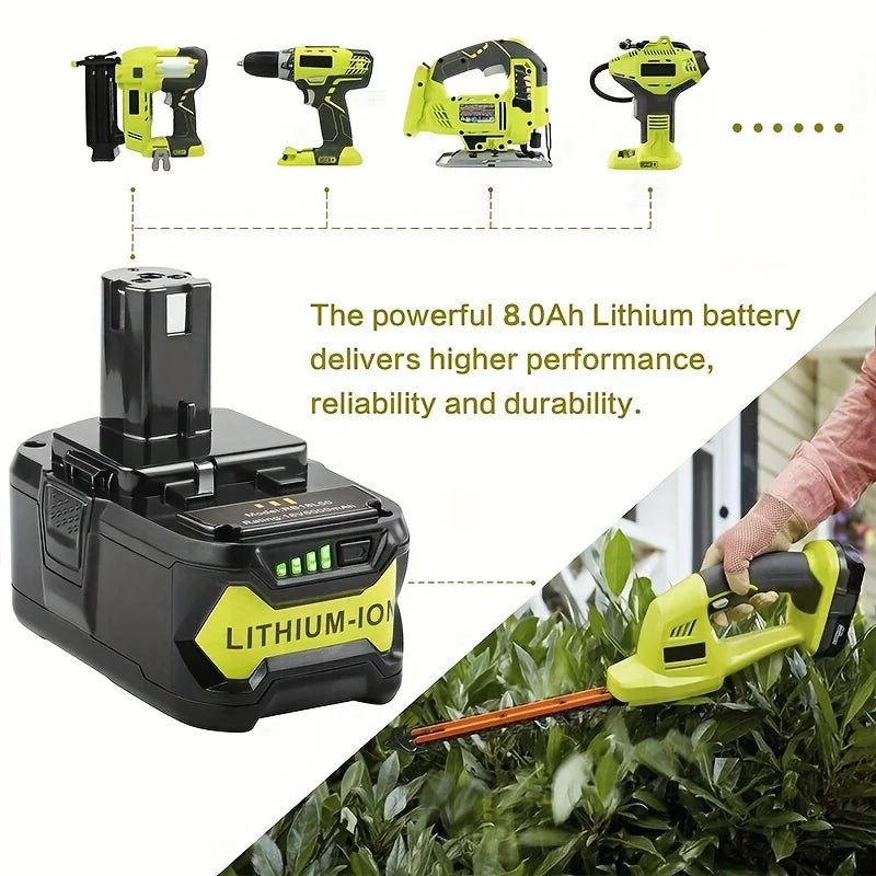 18V 8.0Ah Rechargeable Lithium Battery - Empire P.E