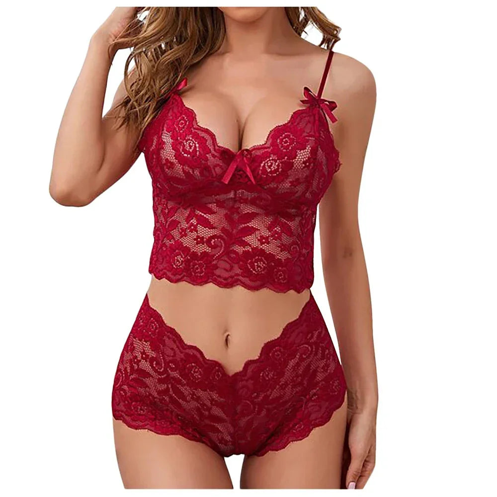 Erotic Lingerie for Women Bra Garters Panties - Empire P.E