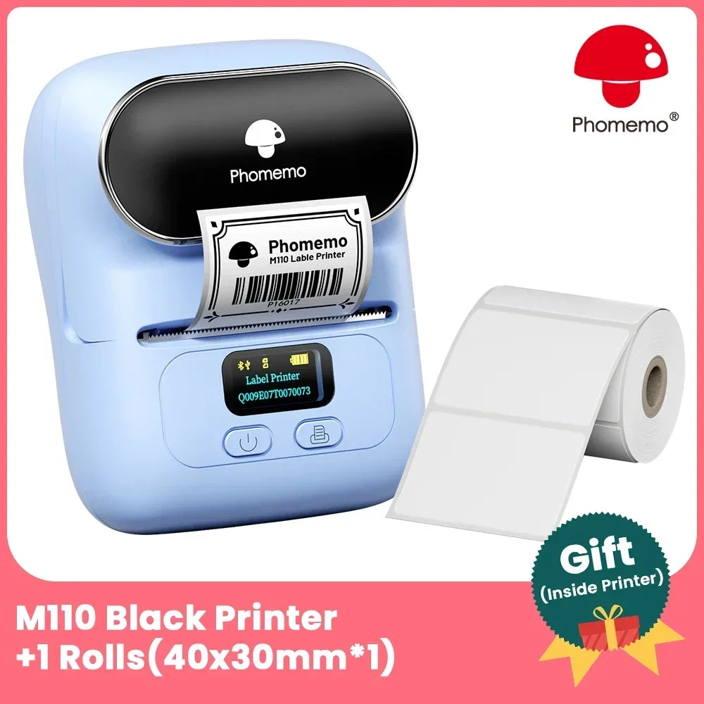 M110 Label Printer Mini Printer Portable - Empire P.E