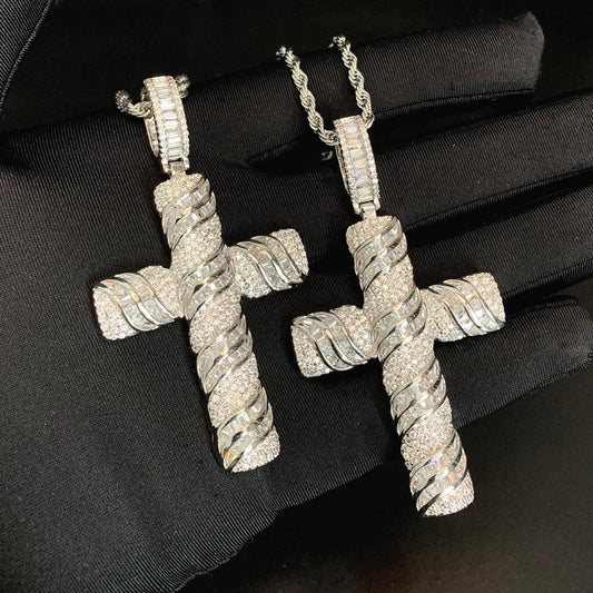 2025 New Arrived Hip Hop Rock Cross Pendant
