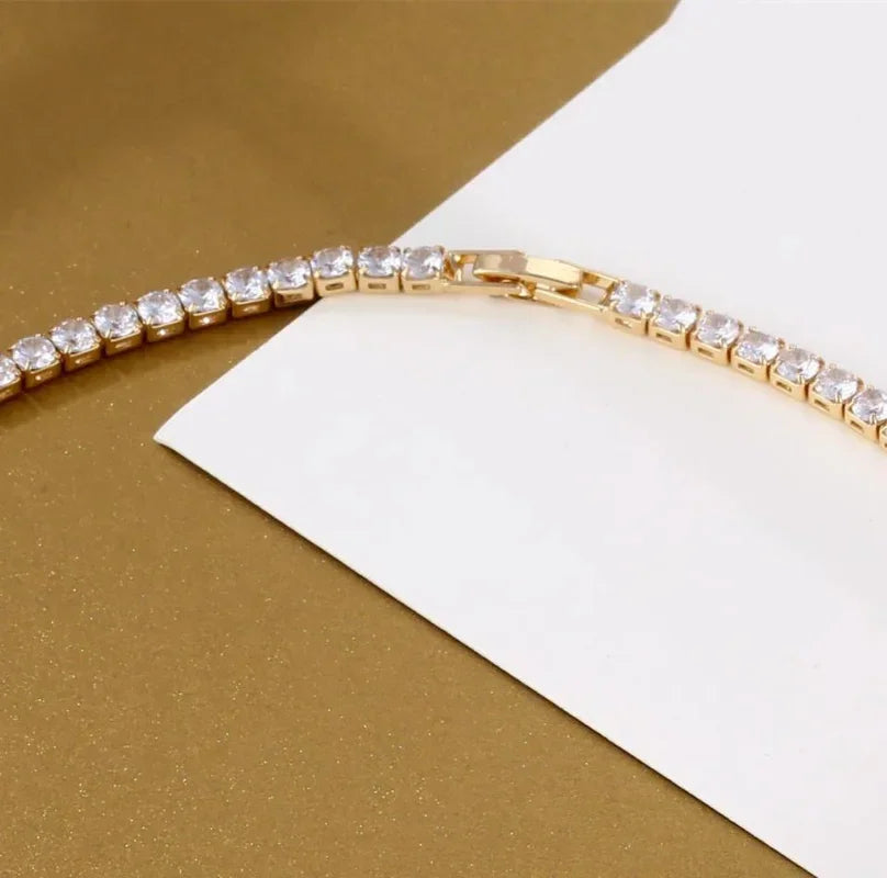 Trendy 4mm Lab Diamond Necklace - Empire P.E