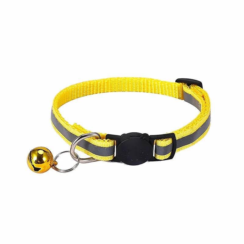 Nylon Pet Collar Night Safety Reflective Cat And Dog Collar Adjustable - Empire P.E