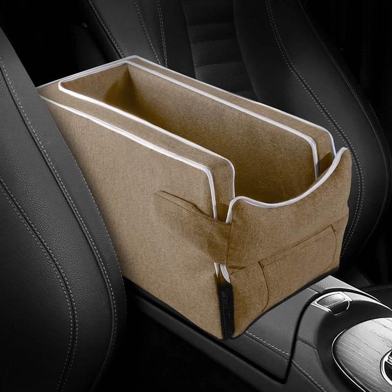 Car Center Console Pet Bed Mat Fiber Pet Safety Seat Essential for Cat & Do Travel Small pet car carrierNon-slip pet car s - Empire P.E