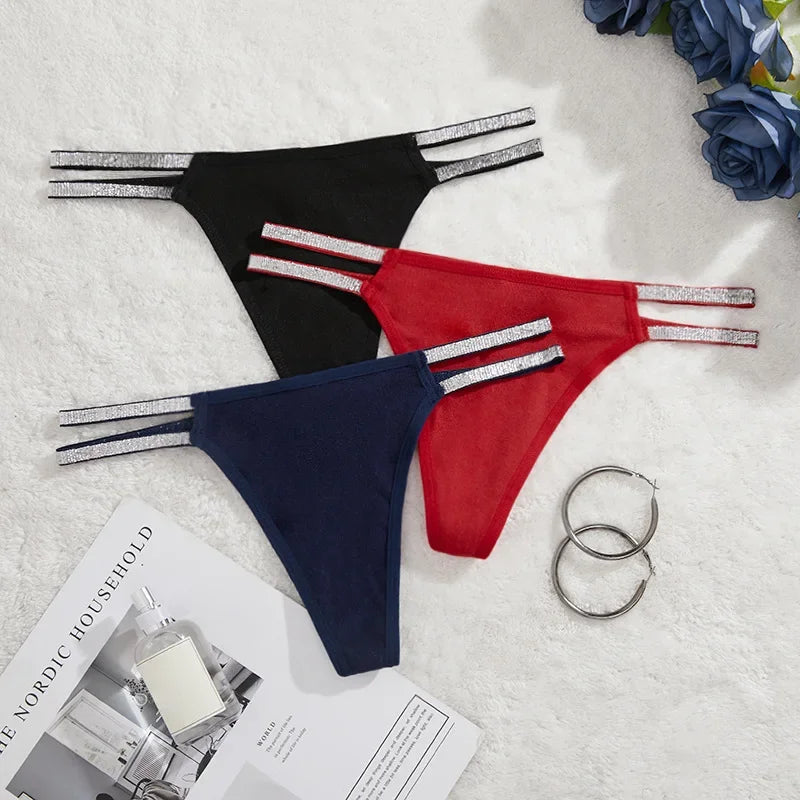 3pcs Low Rise Sexy Women g-string - Empire P.E