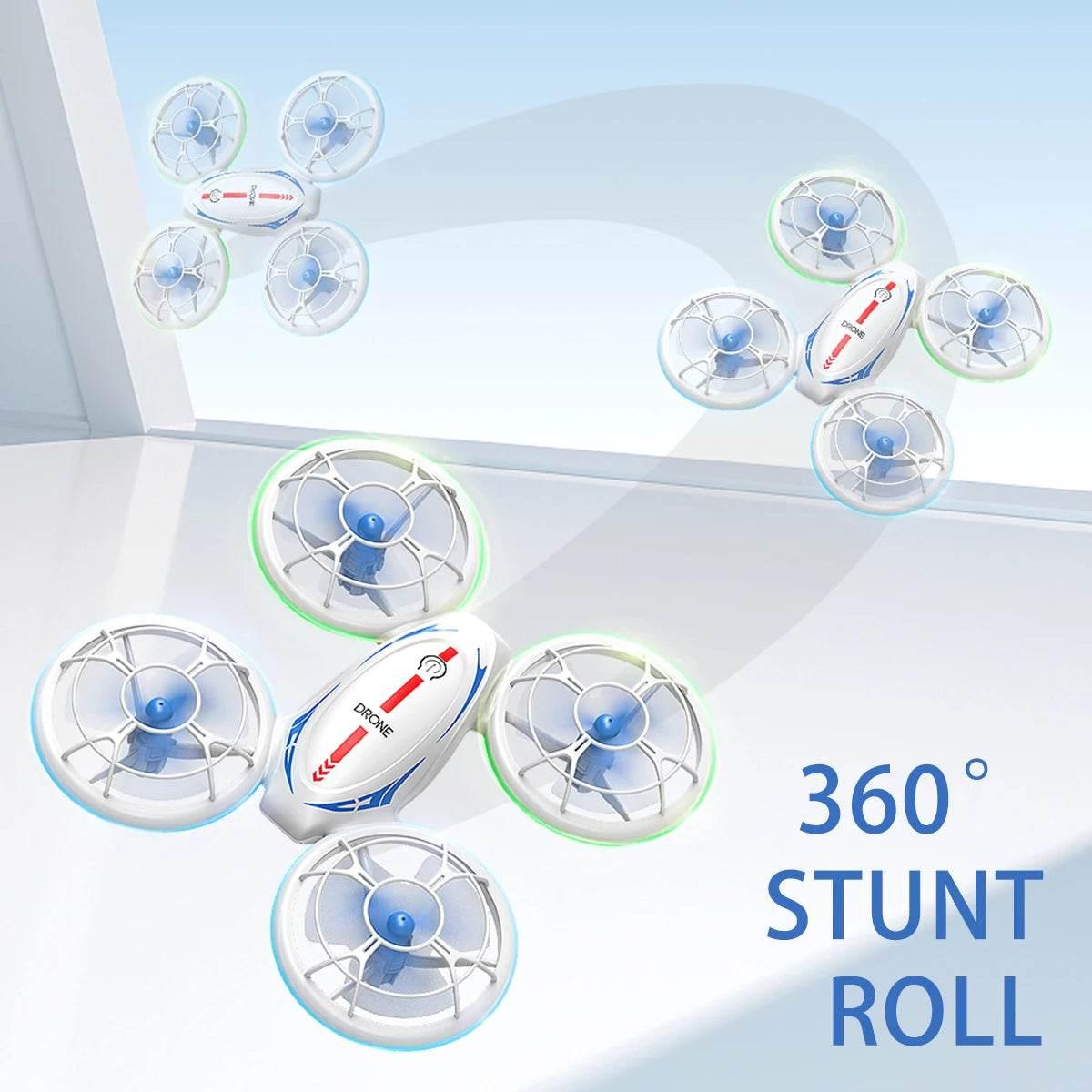 Mini RC Drone Helicopter with Auto Hover 360° Flights Headless Mode Altitude Hold RC Drone Quadcopter Toys for boys Gift - Empire P.E