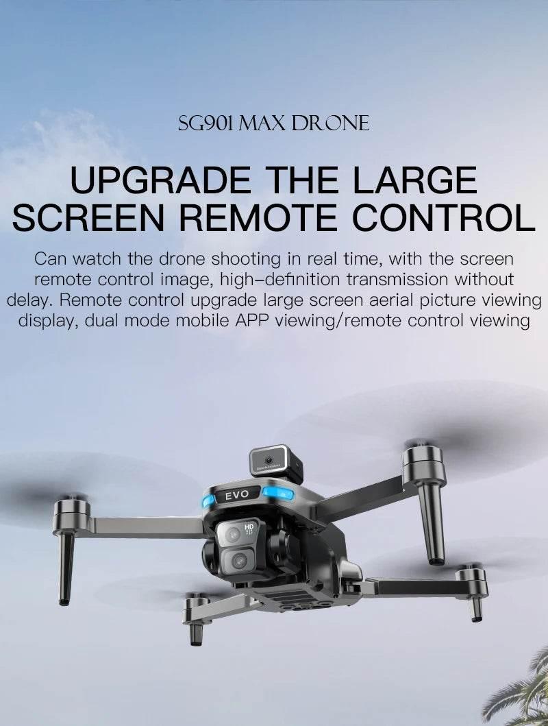 New SG901 MAX GPS Drone Professional 8K Camera Aerial FPV Brush Avoiding Obstacle with Large Screen Remote Control Folding Dron - Empire P.E