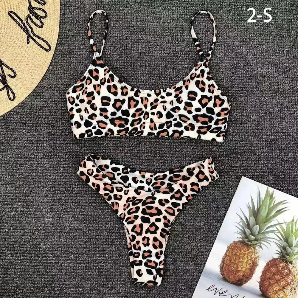 Vacation Low Waist Two Piece Sexy Bikini Set - Empire P.E