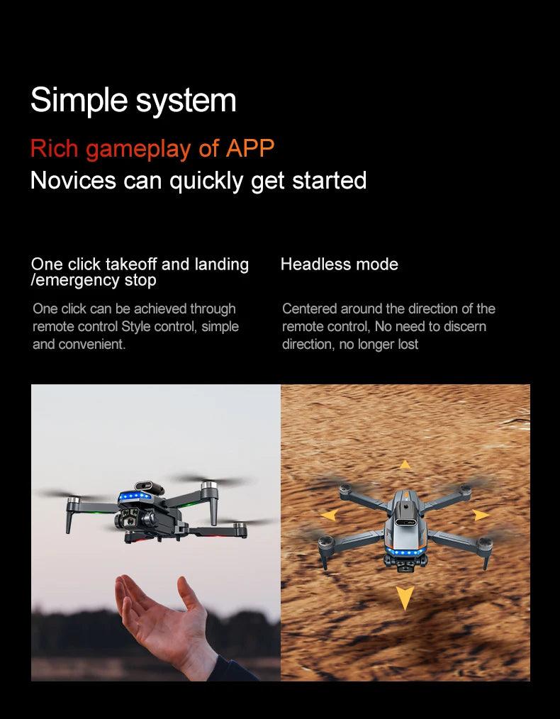 P18 New RC Drone Dual 8K camera drone obstacle avoidance quadcopter electronically controlled professional Drone Kid Gift Toys - Empire P.E