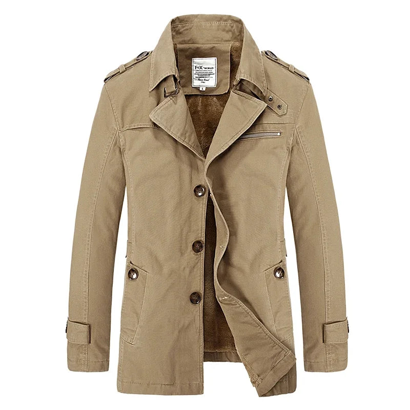Winter Windbreaker Coat for Men - Empire P.E